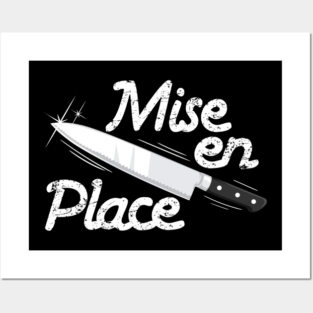 Mise en place chef Wall Art by captainmood